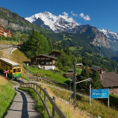 Chalet Bergfrieden Penthouse Wengen Exteriör bild