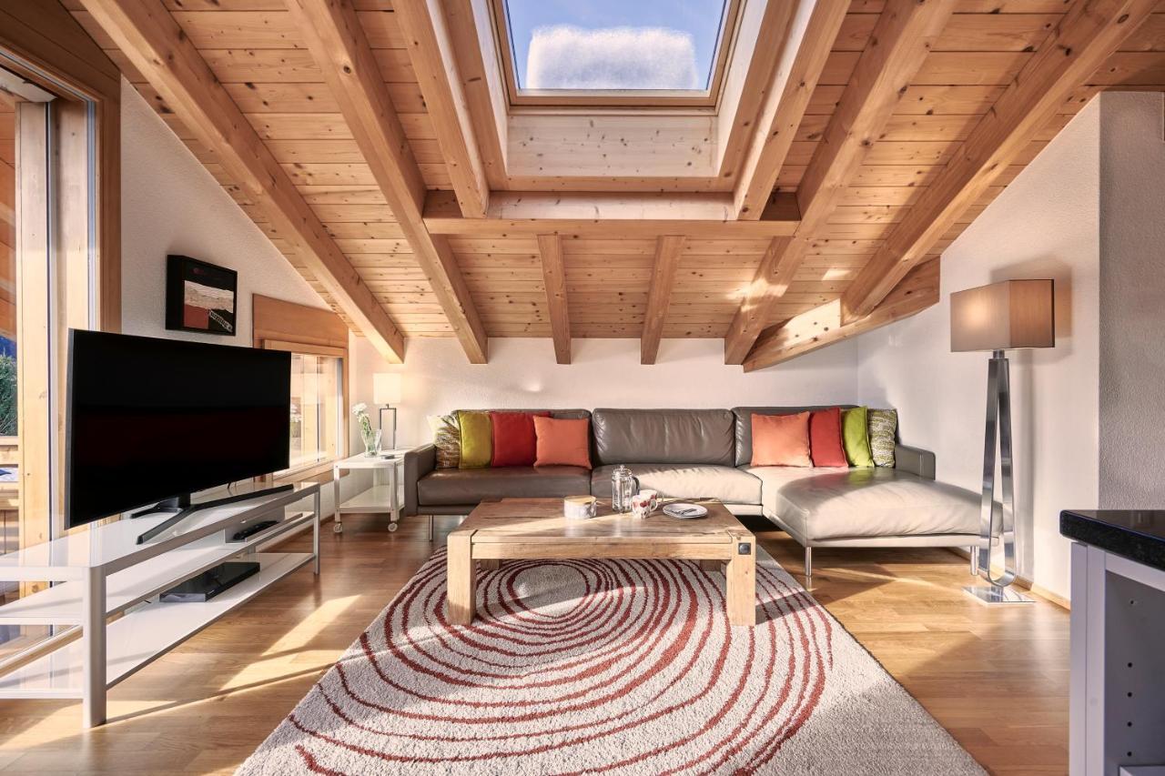 Chalet Bergfrieden Penthouse Wengen Exteriör bild