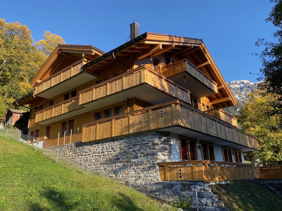 Chalet Bergfrieden Penthouse Wengen Exteriör bild