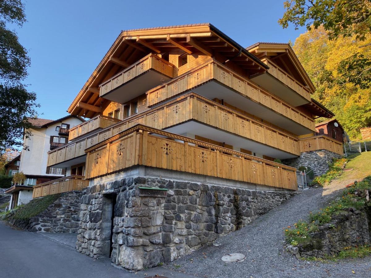 Chalet Bergfrieden Penthouse Wengen Exteriör bild