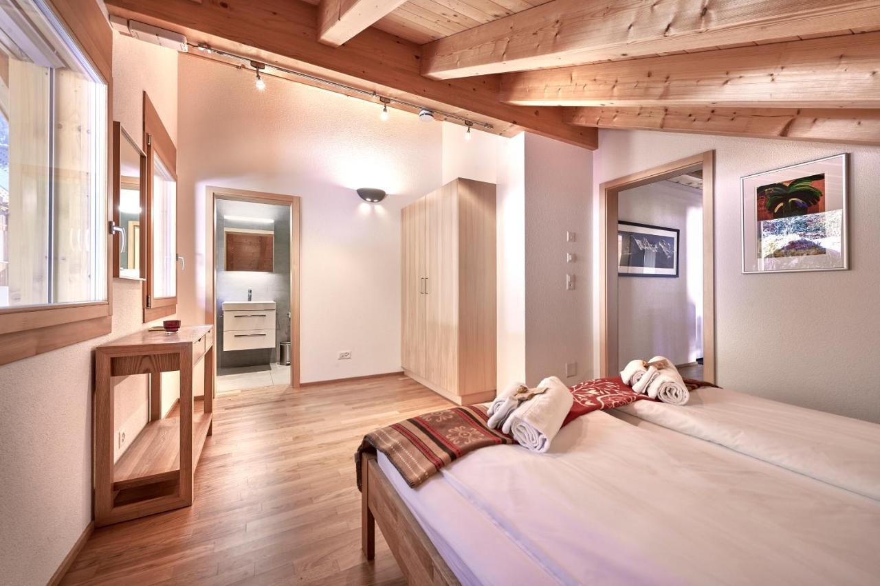 Chalet Bergfrieden Penthouse Wengen Exteriör bild