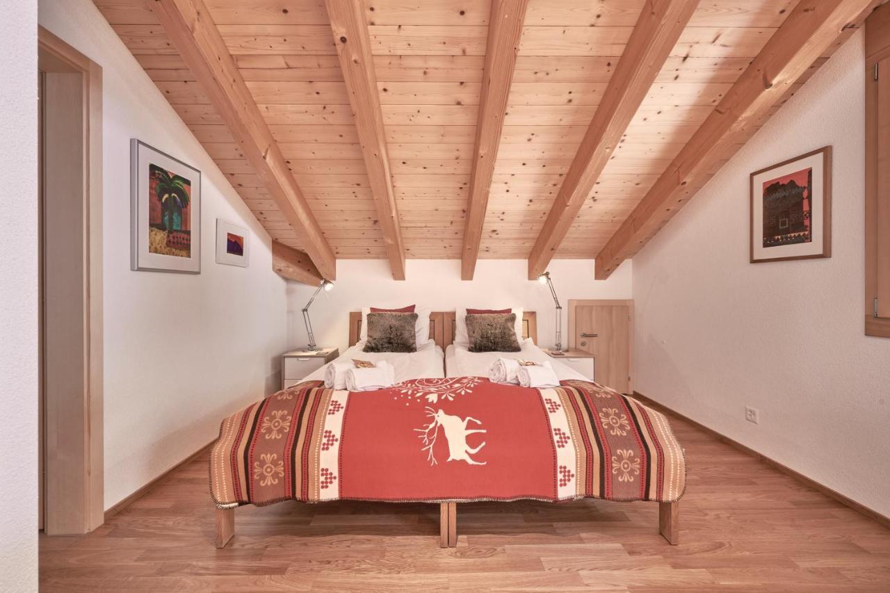 Chalet Bergfrieden Penthouse Wengen Exteriör bild