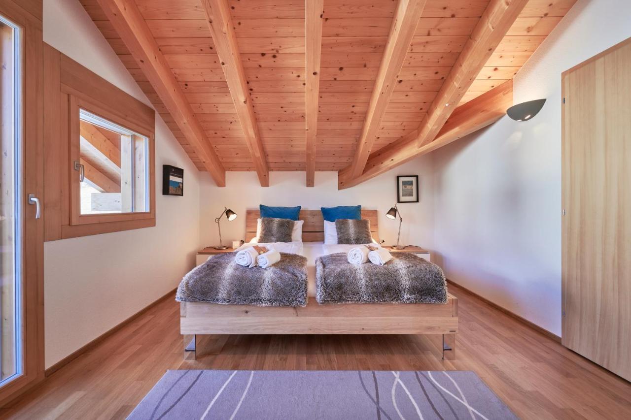 Chalet Bergfrieden Penthouse Wengen Exteriör bild