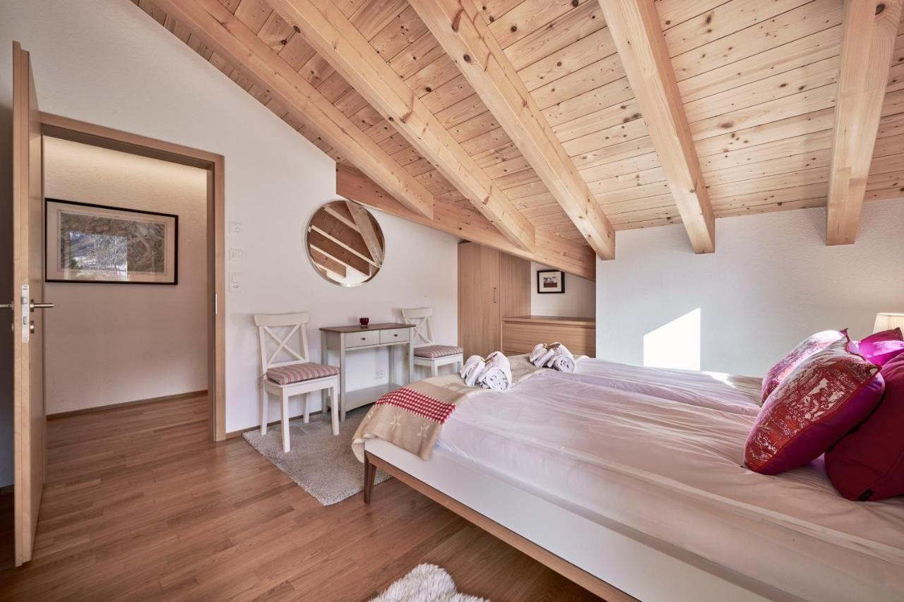 Chalet Bergfrieden Penthouse Wengen Exteriör bild