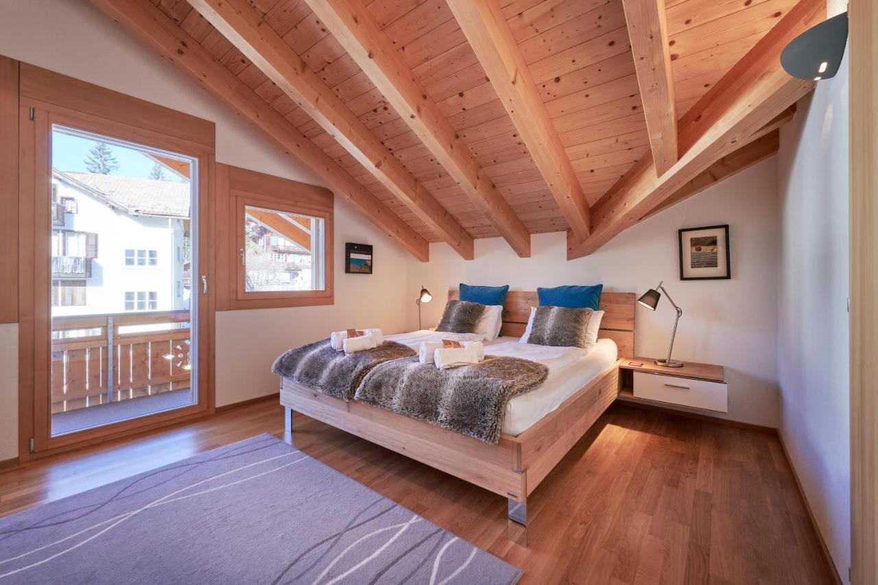 Chalet Bergfrieden Penthouse Wengen Exteriör bild